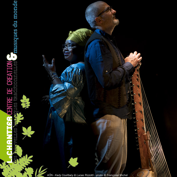 Kady Coulibaly et Lucas Rizzotti : AÔN - Diva Electro Kora © Françoise Michel